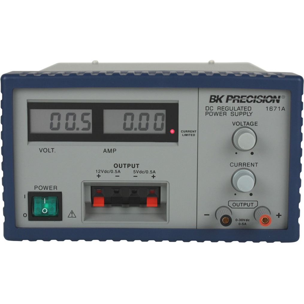 B&K Precision-1670A Werkstattnetzteile Triple-Output 30VDC, 3A Digital Display Power Supply
