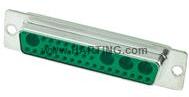 HARTING-09695017432 Steckverbinder, D-Sub Conn D-Sub F 41Signal/2Cavity POS Solder Cup ST Panel Mount 43 Terminal 1 Port