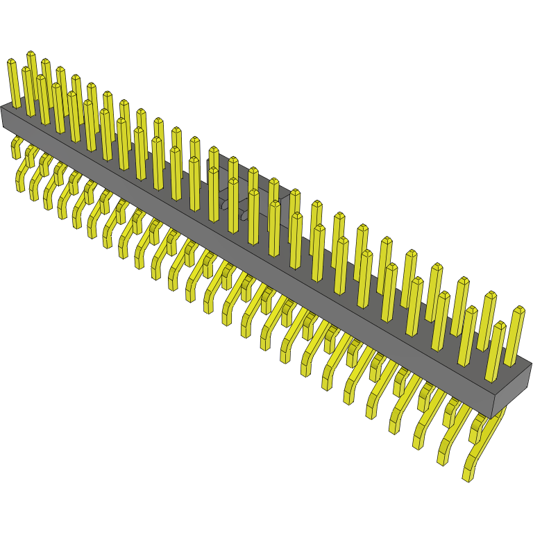 Samtec-MMT-125-02-S-DH-P-TR Steckverbinderleisten und Leiterplattenbuchsen Conn Unshrouded Header HDR 50 POS 2mm Solder RA Side Entry SMD T/R