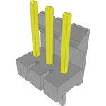 Conn Wire to Board HDR 3 POS 2.54mm Solder ST Top Entry Thru-Hole Bulk