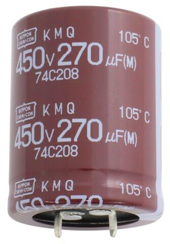 United Chemi Con-EKMQ451VSN221MR30S Kondensator, Aluminium Cap Aluminum Lytic 220uF 450V 20% (30 X 30mm) Snap-In 10mm 1A 2000h 105°C