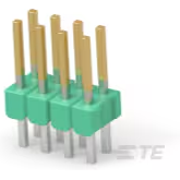 TE Connectivity-826632-4 Cabezales del conector y receptáculos PCB Conn Unshrouded Header HDR 8 POS 2.54mm Solder ST Top Entry Thru-Hole Carton