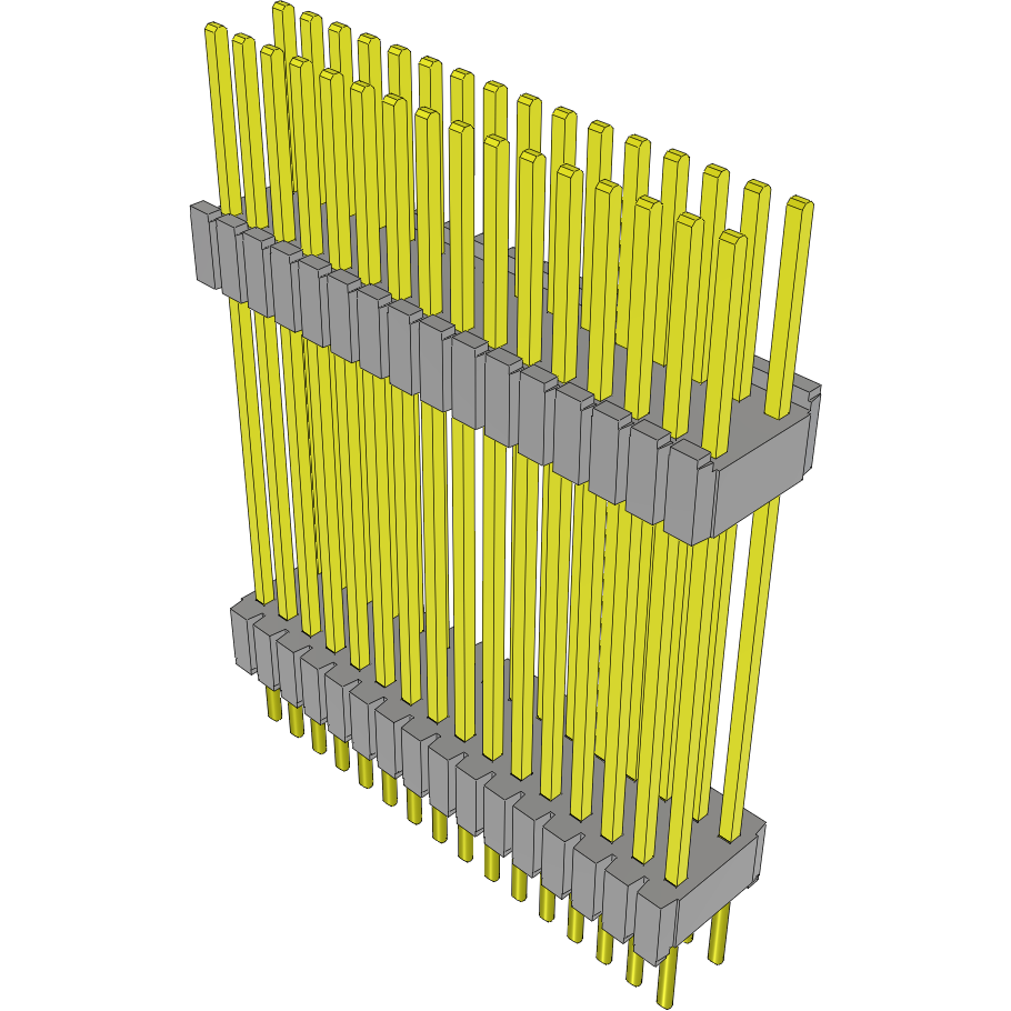 Samtec-DWM-16-61-G-D-715 Steckverbinderleisten und Leiterplattenbuchsen Conn Board Stacker HDR 32 POS 1.27mm Solder ST Thru-Hole Tube
