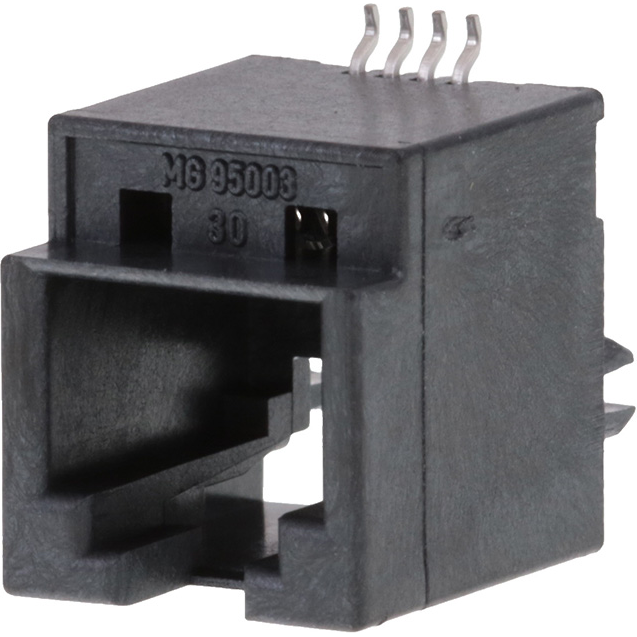 Molex-95503-6651 Connector Telephone and Telecom Conn RJ-11 RCP 6 POS 1.27mm Solder ST SMD 4 Terminal 1 Port Cat 3 Tube