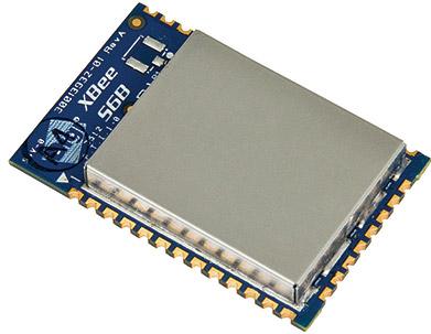 Digi International-XB2B-WFRS-001 LAN inalámbrica 802.11 Module 802.11b/g/n 2.4GHz 72000Kbps SMD Module