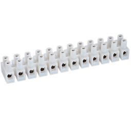 IDEAL Industries-89-610 Blocs de raccordement de terminaux Conn Barrier Strip 12 POS Screw Cable Mount 30A