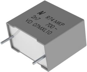 KEMET Corporation-745F1150500EJ Kondensator, Kunststofffilm Cap Film 0.0015uF 1600V PP 5%( 13 X 4 X 9mm) Radial Plastic Rectangular Can 10mm 105°C Bag Automotive AEC-Q200