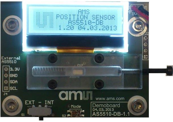 ams OSRAM-AS5510-WL_EK_DB Sensor Development Boards and Kits AS5510 Hall Effect Sensor Demonstration Kit