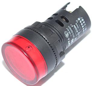 Mallory Sonalert Products-FL1P-22NA-1-R24V Panel Mount Indicators LED Panel Mount Indicator Uni-Color Red 1500mcd Bulk