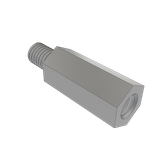 Standoff Hex M/F 4-40-THD 4.76mm-A/F 4.76mm-LG Stainless Steel 303