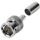 Switchcraft-HP75BNC9X Conector RF Conn BNC PL 75Ohm Crimp ST Cable Mount Gold