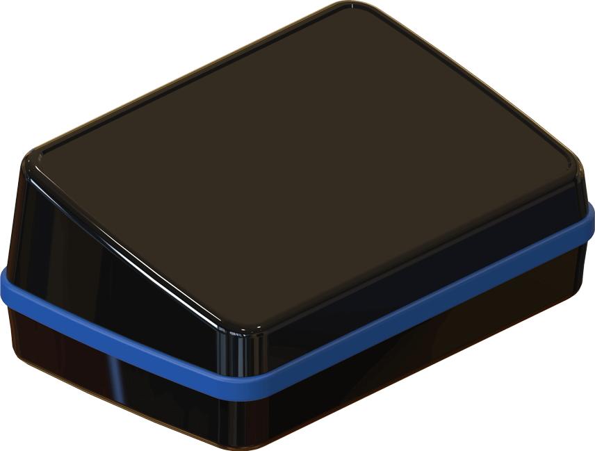 Serpac Electronic Enclosures-CX67SDBKAYL Black Polycarbonate Sloped Waterproof Pocket Enclosure with Yellow Seal <h4><strong>CALIFORNIA PROPOSITION</strong> ⚠️<strong>65 WARNING</strong>⚠️</h4>