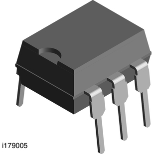 Vishay-4N33 Transistor- und fotovoltaischer Ausgang, Optokoppler DC-IN 1-CH Darlington With Base DC-OUT 6-Pin PDIP