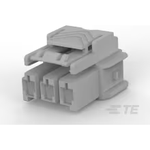 Conn Housing PL 3 POS 6mm Crimp ST Cable Mount Light Gray Carton