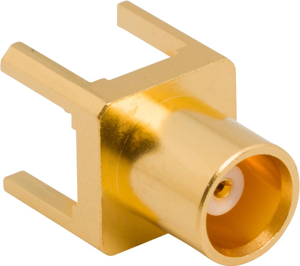 Amphenol RF-919-NM109J-51P RF-Steckverbinder Conn MCX 0Hz to 6GHz 50Ohm Solder ST Thru-Hole RCP Gold