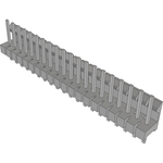 Conn Wire to Board HDR 20 POS 2.54mm Solder ST Top Entry Thru-Hole Bulk