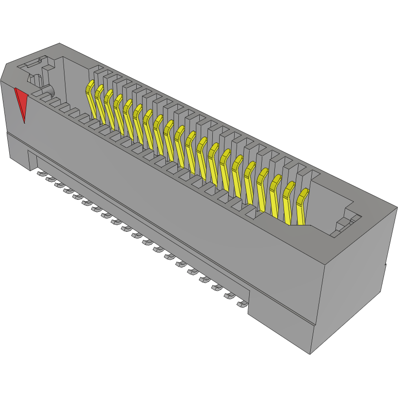 Samtec-ERF8-020-05.0-L-DV-L-TR Steckverbinderleisten und Leiterplattenbuchsen Conn Micro High Speed Socket Strip SKT 40 POS 0.8mm Solder ST Top Entry SMD T/R