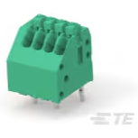 TE Connectivity-1-2834021-4 Connector Terminal Blocks Conn PC Terminal Block F 4 POS 2.5mm Solder ST Thru-Hole 5A/Contact Box/Carton