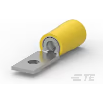 TE Connectivity-329697 Steckverbinderanschlüsse Rectangular Tongue Terminal 10-12AWG Copper Yellow 27.56mm Tin Loose