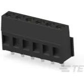 TE Connectivity-796949-6 连接器接线板 Conn Eurostyle Block M 6 POS 5.08mm Solder ST Thru-Hole 17.5A/Contact Carton