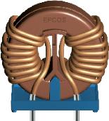 TDK-B82726E6263A40 Gleichtakt-Drosseln Common Mode Chokes Dual 600uH 100kHz 26A 0.0017Ohm DCR Thru-Hole