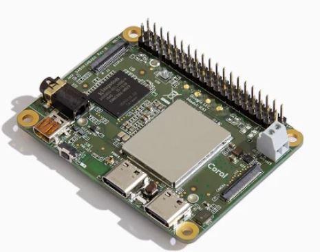 Google LLC-G650-03324-01 Eingebettete Systementwicklungsboards und -kits Coral Dev Board Mini is a Single-Board Computer that Provides Fast Machine Learning (ML) Inferencing in a Small Form Factor