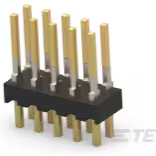 TE Connectivity-87215-2 Embases de raccordement et réceptacles PCB Conn Unshrouded Header M 10 POS 2.54mm Solder ST Top Entry Thru-Hole Carton