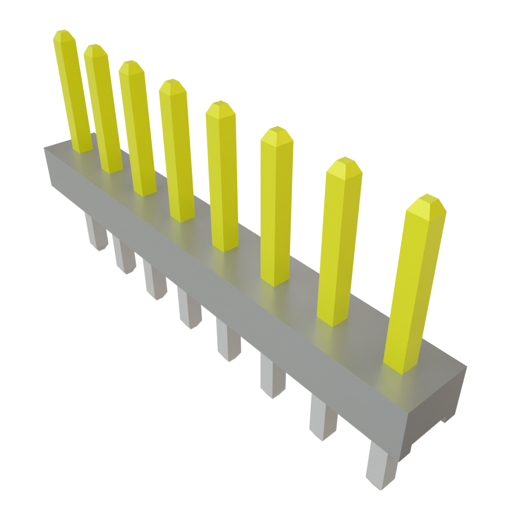 Samtec-TMM-108-03-L-S Steckverbinderleisten und Leiterplattenbuchsen Conn Unshrouded Header HDR 8 POS 2mm Solder ST Top Entry Thru-Hole Bulk