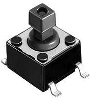 knitter-switch-TSS65R Conmutador táctil Switch Tactile N.O. SPST Round Button Gull Wing 0.05A 12VDC 2.6N SMD T/R