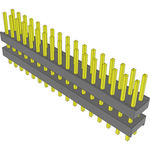 Conn Board Stacker HDR 34 POS 2.54mm Solder ST Top Entry Thru-Hole Bulk