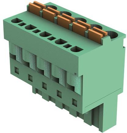 HARTING-14310916102000 Steckverbinder, Klemmenblöcke Conn Terminal Block F 9 POS 5mm Push-In Spring ST Cable Mount 12A