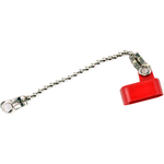 Connector Accessories Dust Cap Straight Polyethylene Red Bag