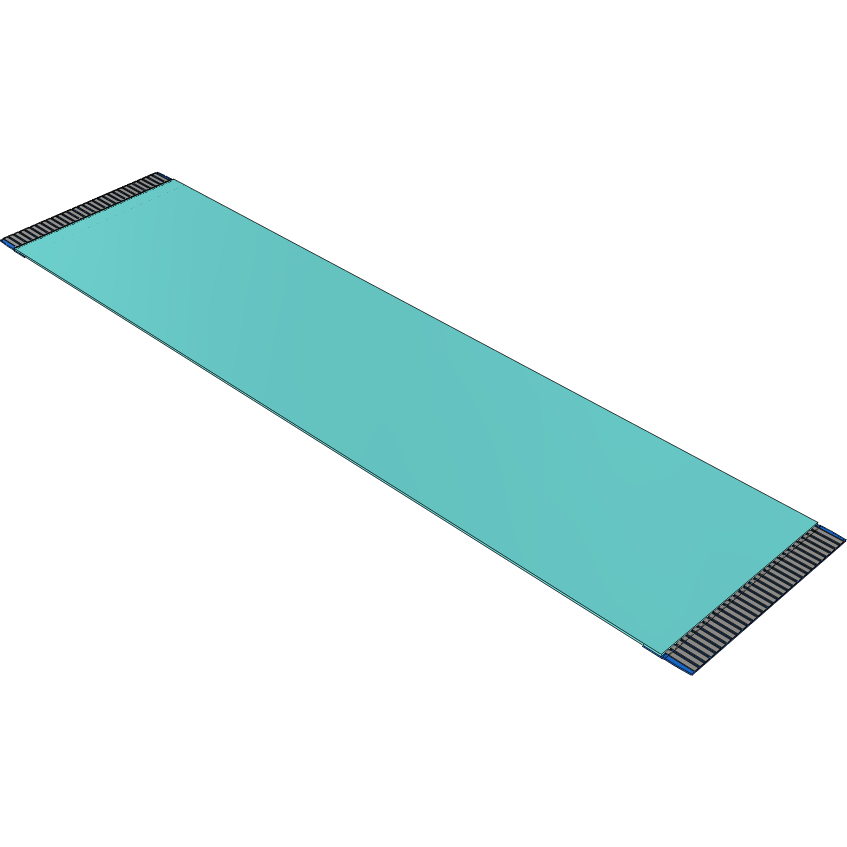 Samtec-FJ-30-D-04.75-4 Montaje de cables de cinta/plano Cable Assembly 0.12m 1mm 30 to 30 POS FFC to FFC Bulk