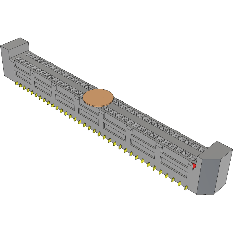 Samtec-SEM-135-02-03.0-FG-D-A-K-TR Steckverbinderleisten und Leiterplattenbuchsen Conn Micro Socket Strip SKT 70 POS 0.8mm Solder ST Top Entry SMD T/R