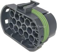 Delphi-12110779 Einzeladersteckverbinder, Gehäuse Conn Housing RCP 15 POS Crimp ST Cable Mount Black