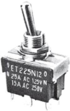 NIDEC Copal Electronics-ET225N12-Z Interruttore a levetta Standard Size Toggle Switch