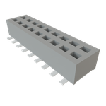 Conn Socket Strip SKT 18 POS 1.27mm Solder ST Bottom Entry SMD TIGER CLAW™ Tube