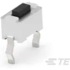 TE Connectivity-1825966-1 Conmutador táctil Switch Tactile OFF (ON) SPST Rectangular Button PC Pins 0.05A 24VDC 20000Cycles 1.3N Thru-Hole Loose