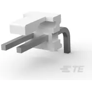 TE Connectivity-640389-2 Connector Headers and PCB Receptacles Conn Wire to Board HDR 2 POS 3.96mm Solder RA Side Entry Thru-Hole Package