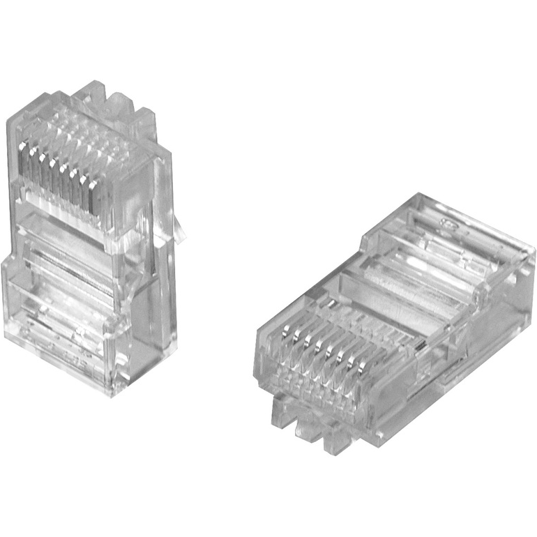 TE Connectivity-6-554720-2 Connector Telephone and Telecom Conn RJ-45 PL 8 POS ST Cable Mount 8 Terminal 1 Port Cat 5 Bag/Box/Carton