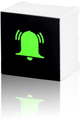 Visual Communications-CTHS15CIC05ALARM Bouton commutateur poussoir Switch Push Button OFF ON SPST Flush Square Button Thru-Hole PC Pins Tray