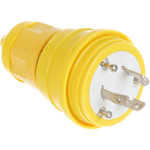 Conn Power PL 2Power/1Ground POS ST Cable Mount 3 Terminal 1 Port Watertite®