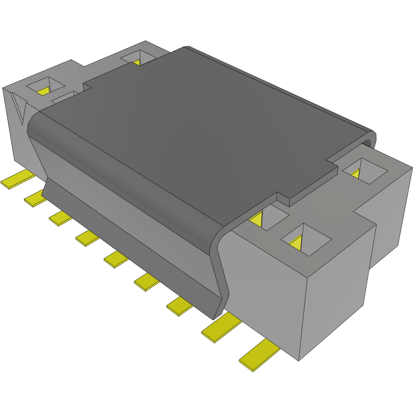 Samtec-BKS-117-01-LM-V-P-TR Steckverbinderleisten und Leiterplattenbuchsen Conn Socket Strip SKT 17 POS 1mm Solder ST SMD TIGER CLAW™ T/R