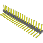 Conn Unshrouded Header HDR 20 POS 2.54mm Solder RA Side Entry Thru-Hole Bulk