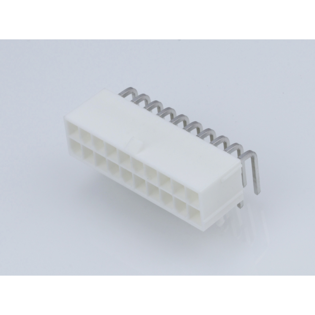 Molex-39300200 Steckverbinderleisten und Leiterplattenbuchsen Conn Wire to Board HDR 20 POS 4.2mm Solder RA Side Entry Thru-Hole Mini-Fit Jr Bag