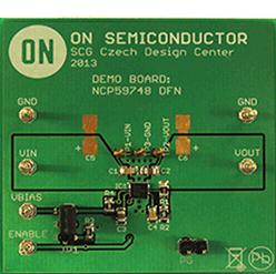 onsemi-NCP59748MN1ADJTBGEVB Energiemanagement, Entwicklungsplatinen und -kits ULTRA-LOW DROPOUT VOLTAGE REGULATOR WITH BIAS RAIL EVALUATION BOARD
