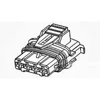 TE Connectivity-368162-2 分立接线罩连接器 Conn Housing PL 4 POS 5mm Crimp ST Cable Mount Black Bag