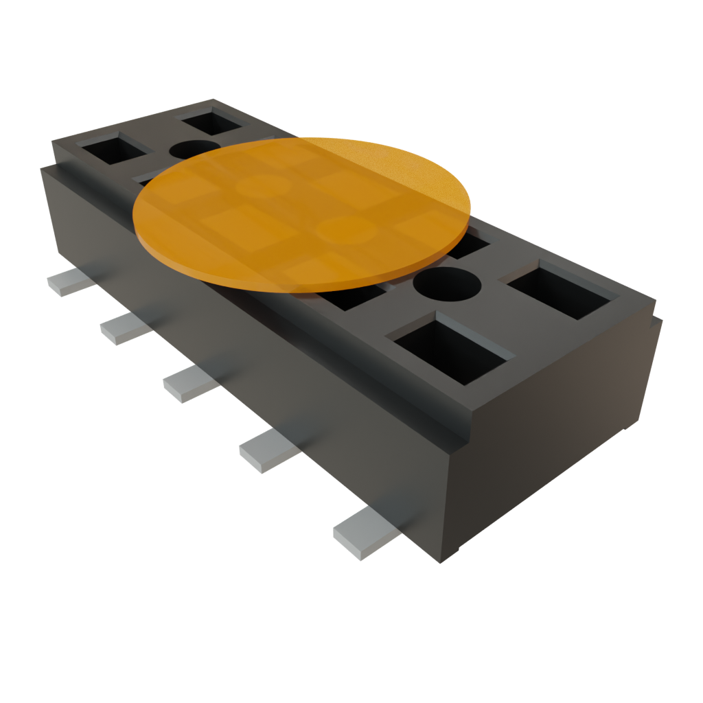 Samtec-CLT-105-02-L-D-BE-A-K-TR Steckverbinderleisten und Leiterplattenbuchsen Conn Socket Strip SKT 10 POS 2mm Solder ST Bottom Entry SMD TIGER CLAW™ T/R