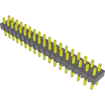 Conn Unshrouded Header HDR 36 POS 2.54mm Solder ST Top Entry Thru-Hole Bulk