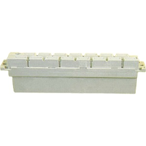 Amphenol Communications Solutions-51590291519620LF Steckverbinder, Mutterplatine Standard Power Receptacle, Type H, Vertical, Faston, 15 Position, 10.16mm (0.4 in) Centerline